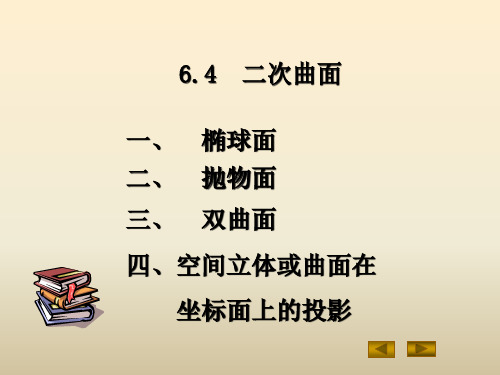 6.4-二次曲面