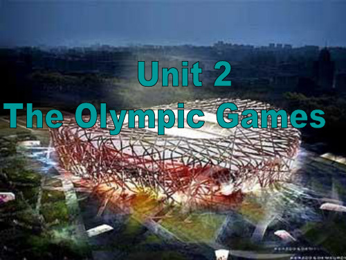 人教英语必修二Unit2 The Olmpic Games