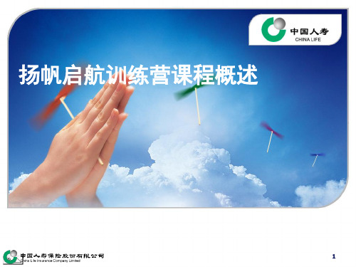 总公司新人育成体系之主管辅导跟进培训课程-2-扬帆启航训练营概述-PPT