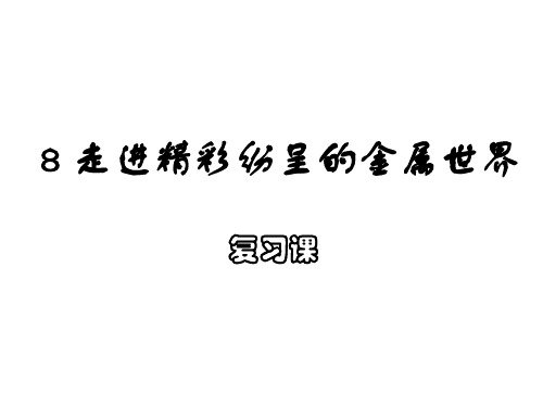 高二化学走进精彩纷呈的金属世界-P