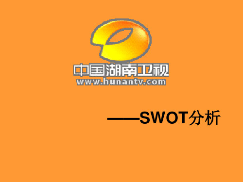 swot分析湖南卫视