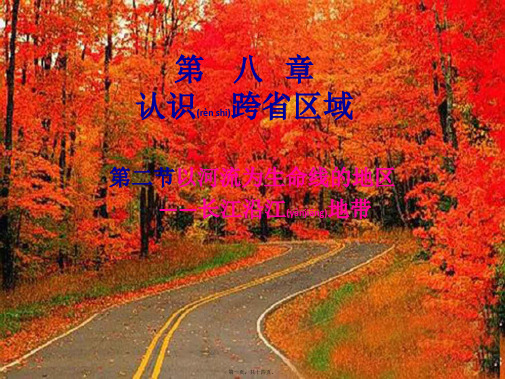 八年级地理下册《第二节 以河流为生命线的地区—长江沿江地带 》课件 