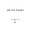 合肥工业大学操作系统实验报告