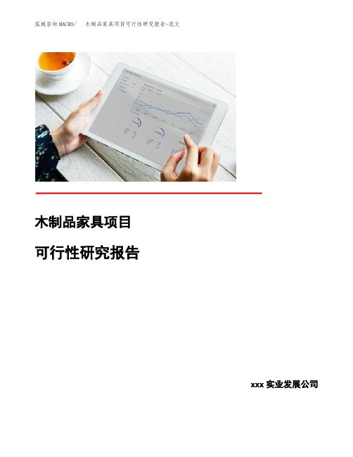 木制品家具项目可行性研究报告-范文
