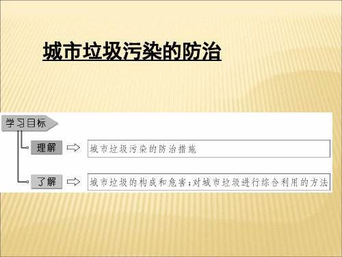 高二地理鲁教版选修6城市垃圾污染的防治课件(共34张PPT)