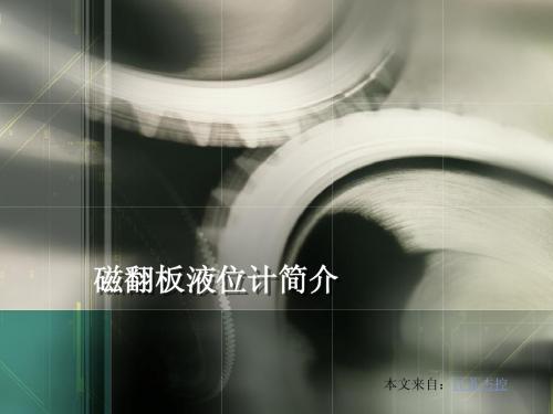 磁翻板液位计简介