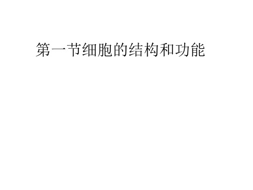 最新济南版初中生物七年级上册《1.2第1节 细胞的结构和功能》精品PPT课件 (4)