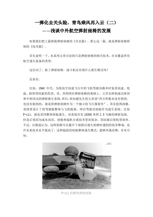 一弹化去关头险,青鸟乘风再入云(二)