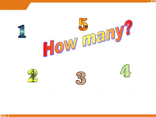 外研版英语一年级上册Module 8《Unit 1 How many》ppt课件3
