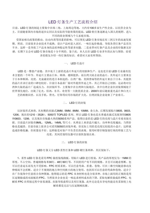 LED灯条生产工艺流程介绍1