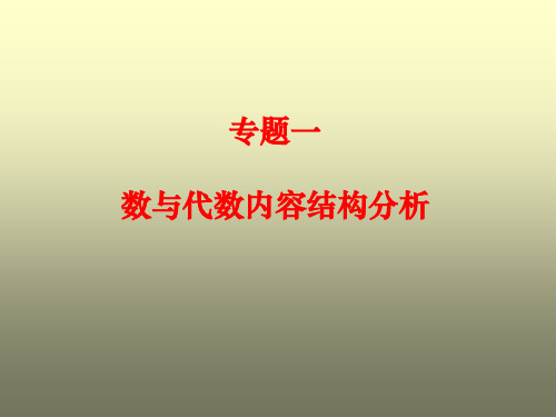 数与代数ppt