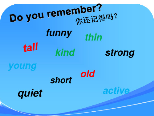 新版pep小学英语六年级下册unit1 A let27s learn