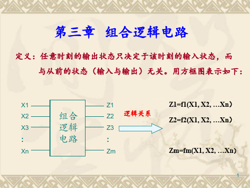 03A第三章-组合逻辑电路PPT课件