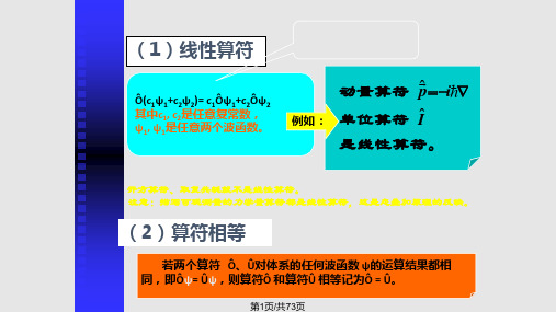 量子力学之算符PPT课件
