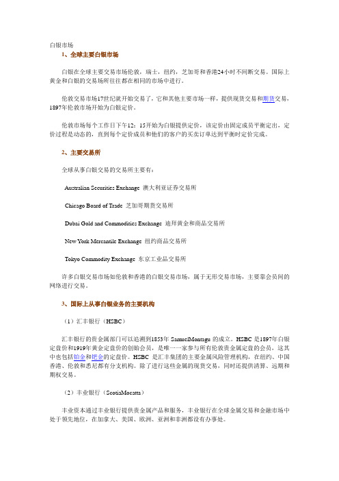 白银市场