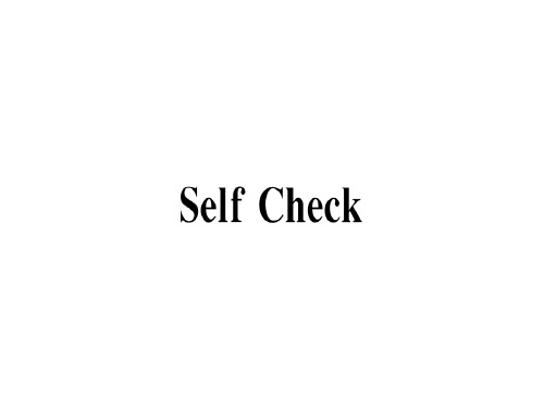 秋山西人教版八年级英语上册习题课件：unit 47.Self Check
