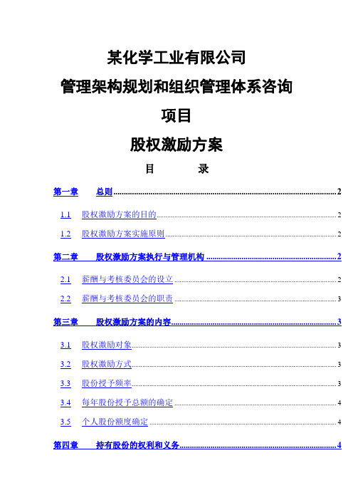 高管股权激励管理规定 (2)