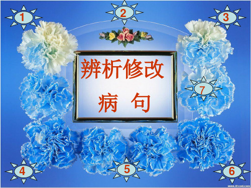高三语文课《辨析修改病句》课堂课件PPT(105张)-优秀课件