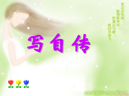 《写自传》初中作文指导优秀课件
