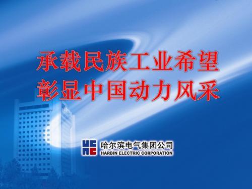 哈尔滨电气集团简介