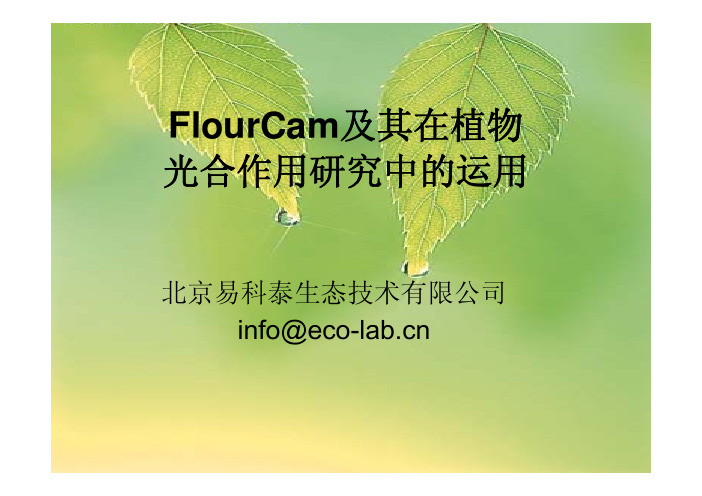 FlourCam荧光成像系统