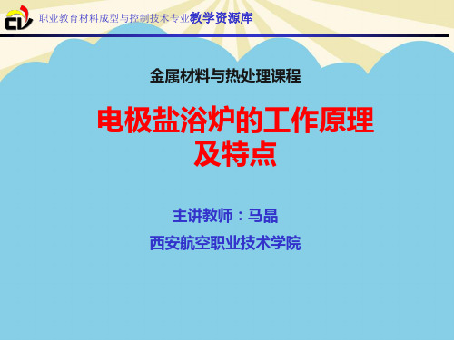 【优】电极盐浴炉的工作原理及特点最全PPT资料