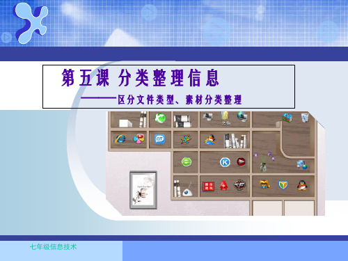 五分类整理信息精品PPT课件
