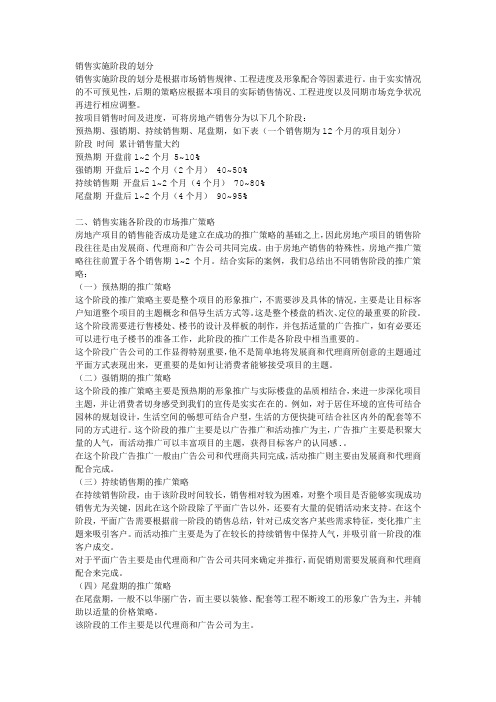 销售阶段划分