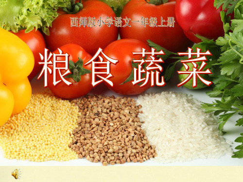《粮食蔬菜》PPT课件三