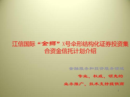 伞形信托ppt课件