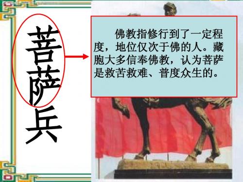 《菩萨兵》补充习题