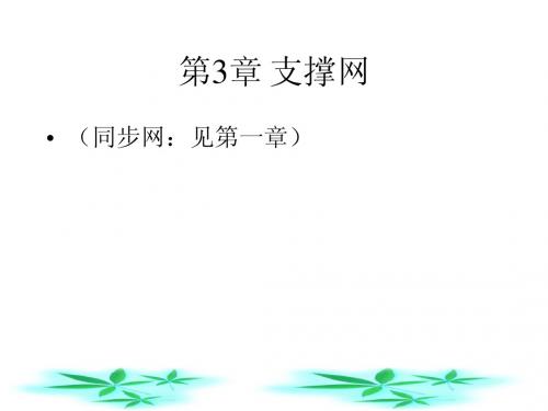 第3章 支撑网(同步网)