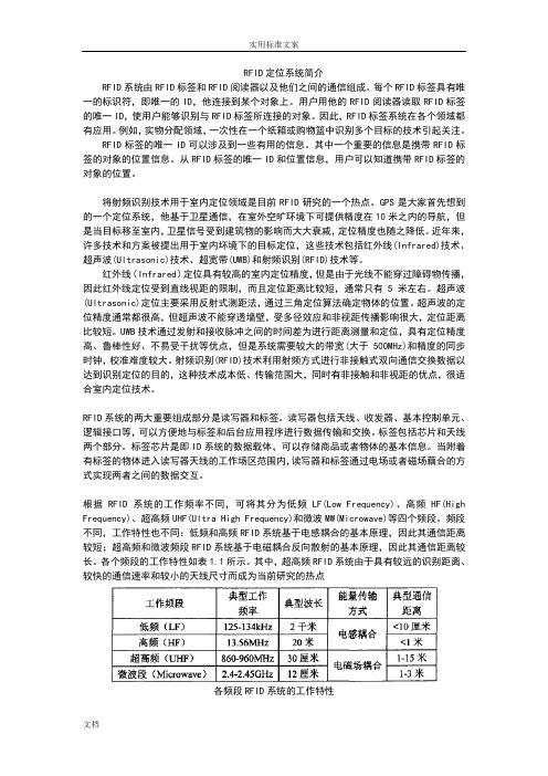 RFID定位系统简介