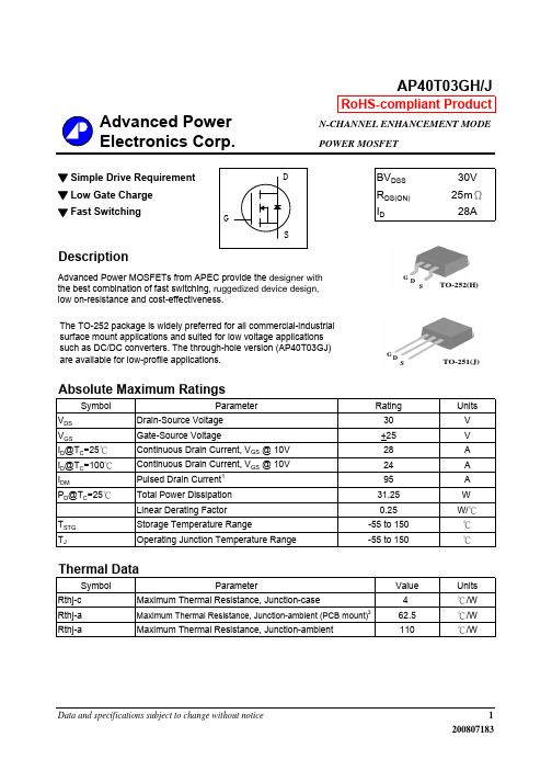 AP40T03GH_08中文资料