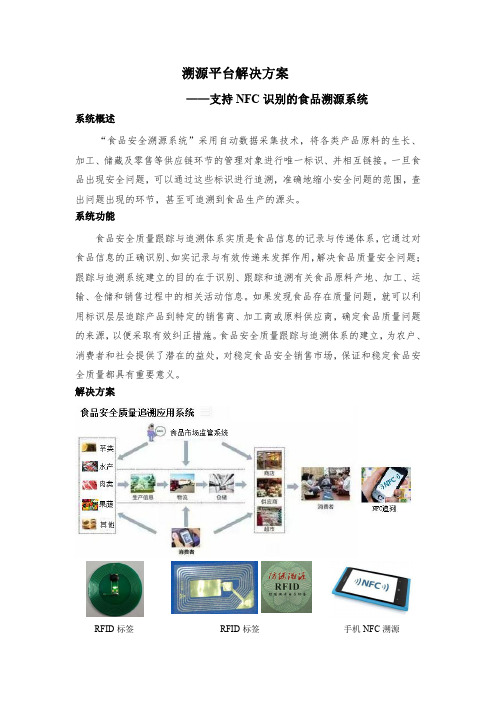 NFC溯源解决方案