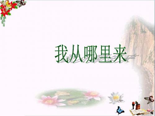 五年级科学上册4.1《我从哪里来》 精品优选PPY课件5大象版