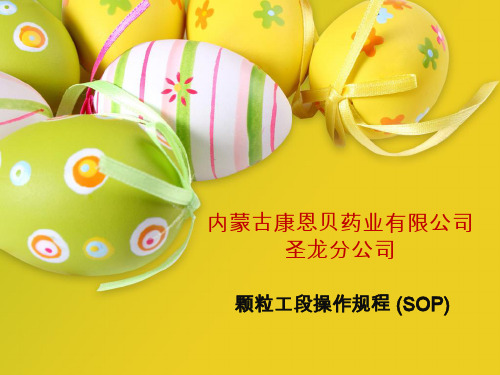 颗粒岗位操作法