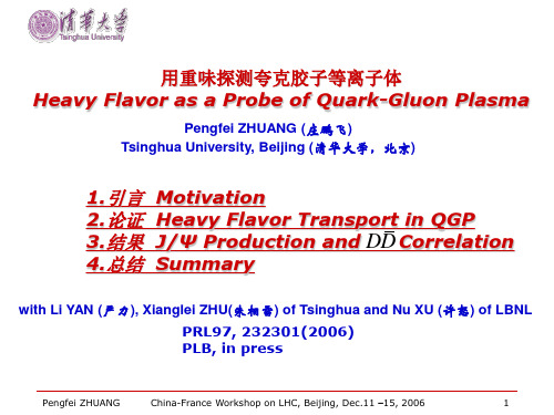 用重味探测夸克胶子等离子体HeavyFlavorasaPro