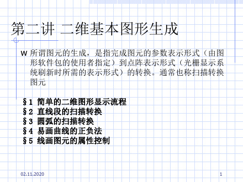 2020年整理二维基础图形生成2汇编PPT课件