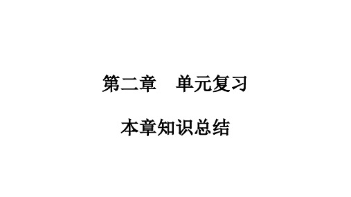 第二章声现象单元复习课件初中物理人教版八年级上册