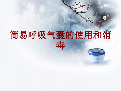简易呼吸气囊的使用和消毒
