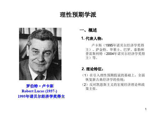 宏观经济学理性预期学派