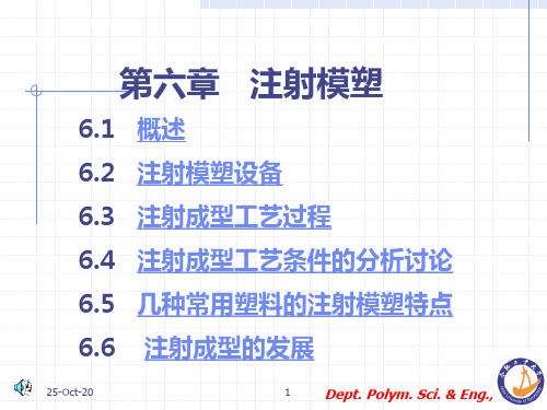 聚合物成型加工资料重点