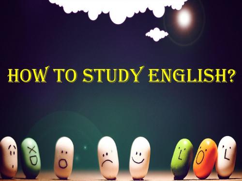 How to study English