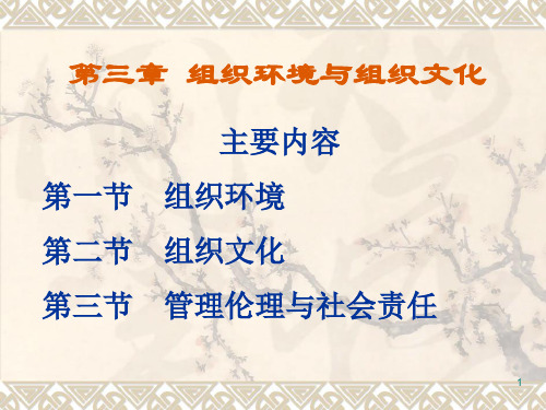 组织环境与组织文化ppt课件ppt课件