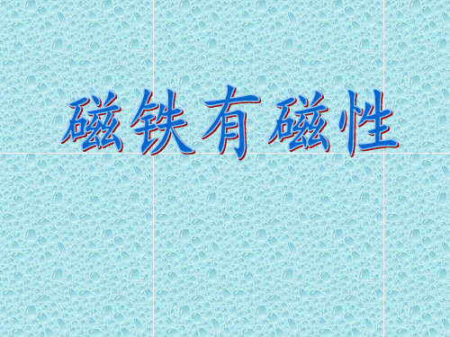 《磁铁有磁性》教学课件1