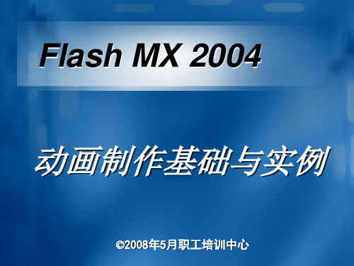 flash2004教学