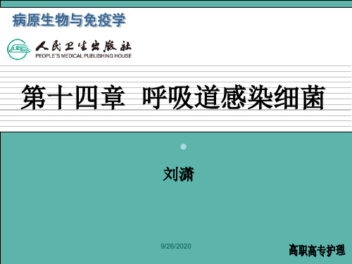 第十四章呼吸道感染细菌PPT