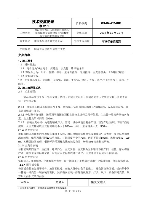 矿棉吸音板