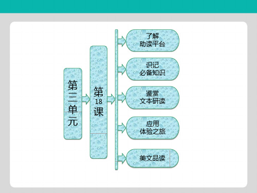 高中语文粤教版选修唐诗宋词元散曲选读课件：第三单元 第18课 登临词二首